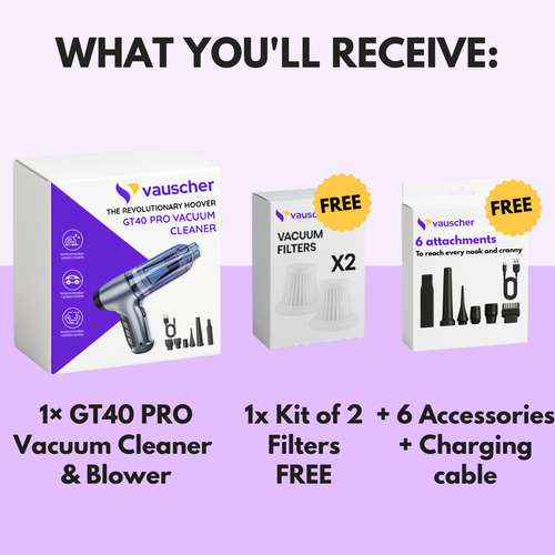 GT40 Pro Precision Vacuum Cleaner ~ Trusted by thousands in UK Homes