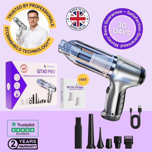 GT40 Pro Precision Vacuum Cleaner | Trusted by thousands in the UK
